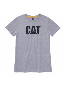 WOMEN'S TM LOGO TEE GRIS