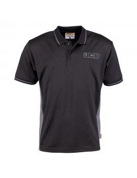 JCB TRADE BLACK/GREY POLO